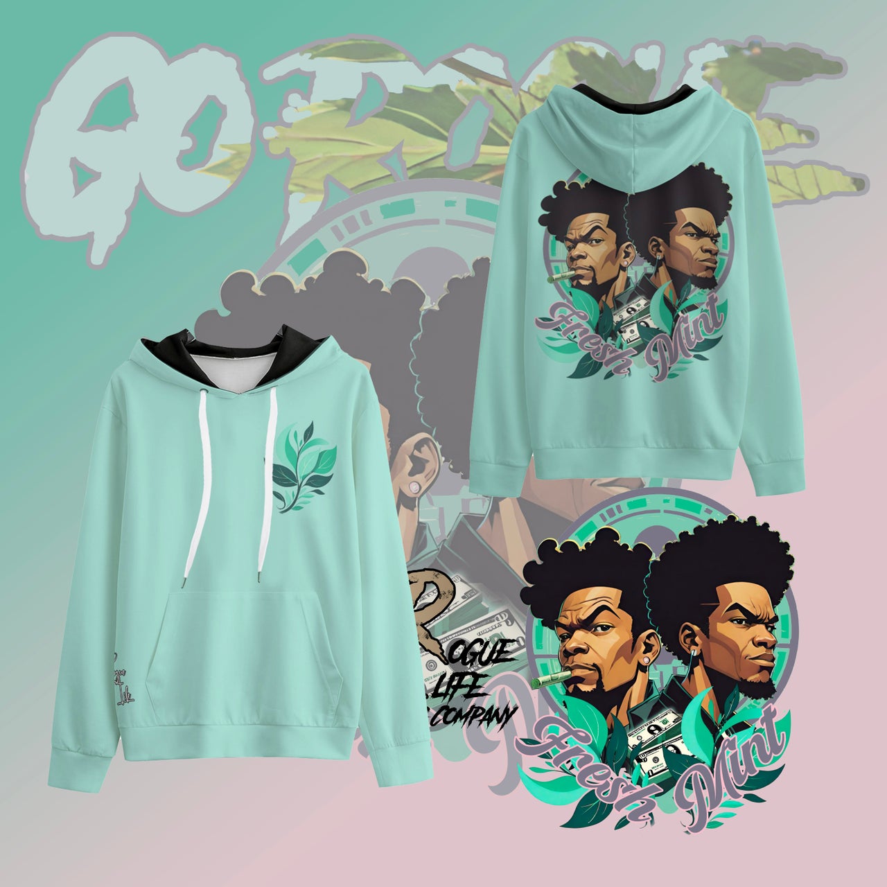 Freshly Minted Cotton hoodie