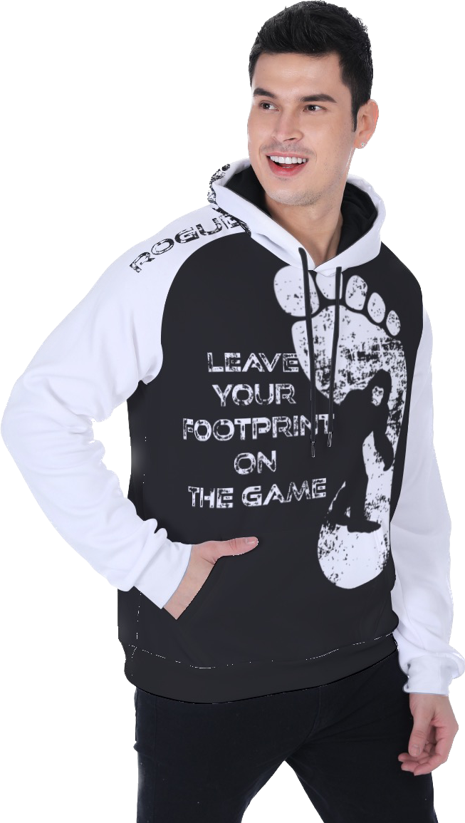 The Yetti Heavy Fleece Hoodie - Black/White