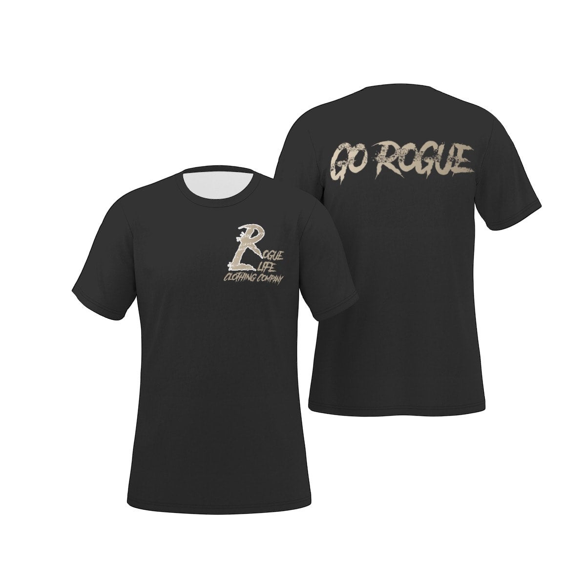 Logo Tee Chest Logo Blk/Gld