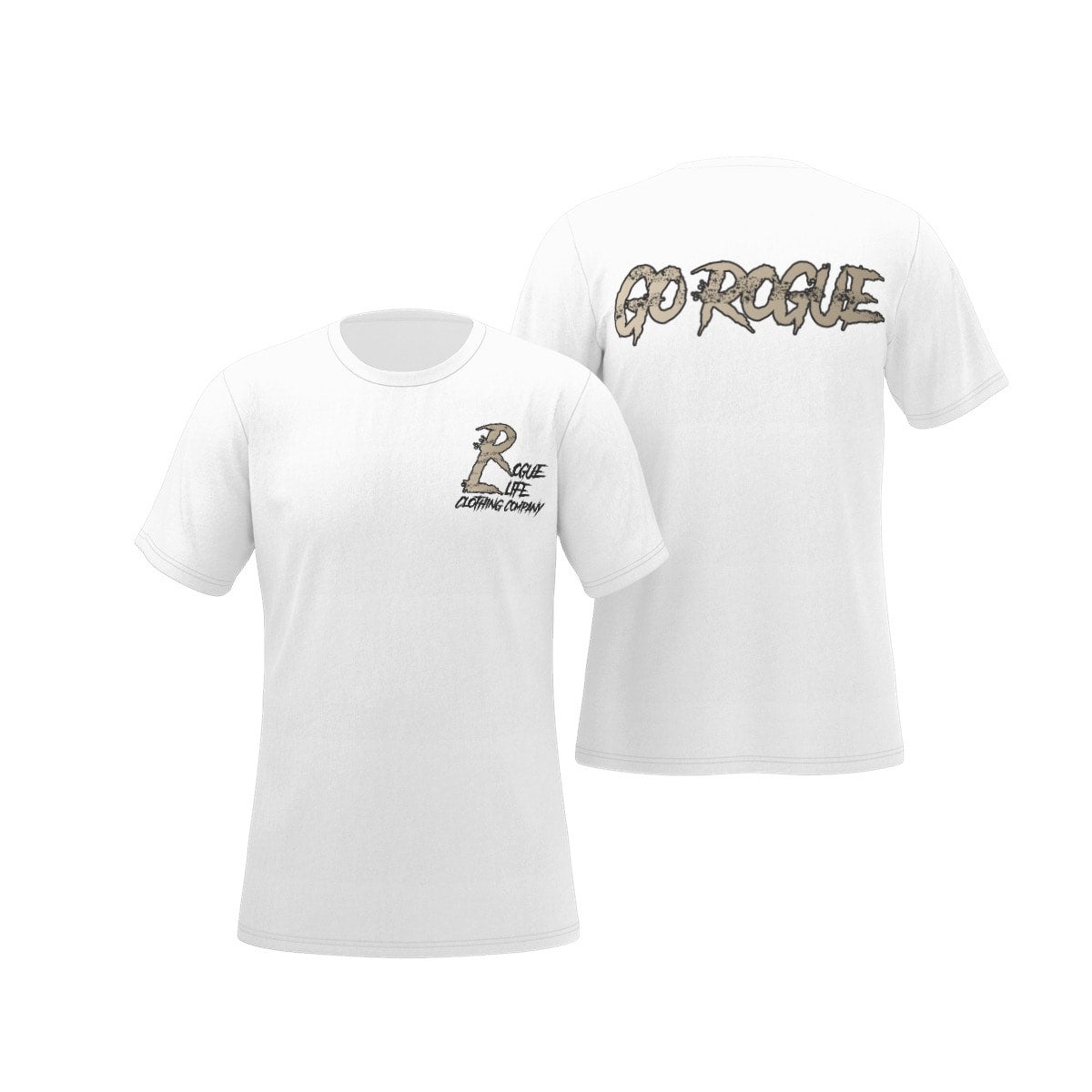 Logo Tee Chest logo White/Gold