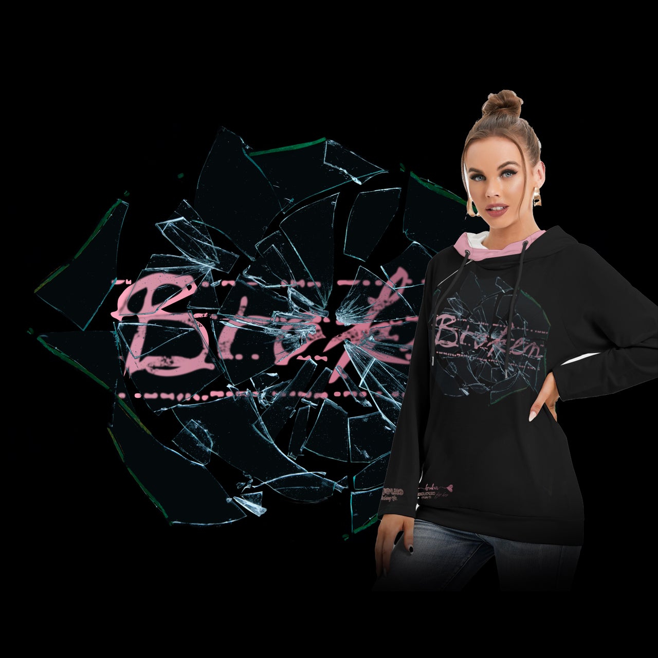 Shattered Double Hoodie