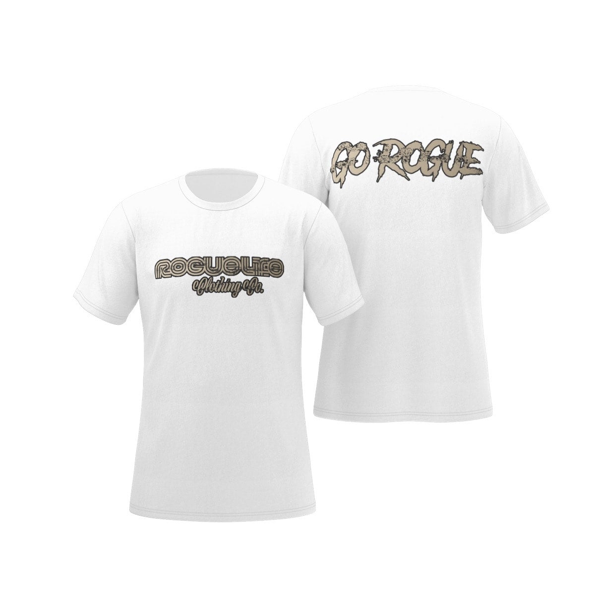 Logo Tee White/gold